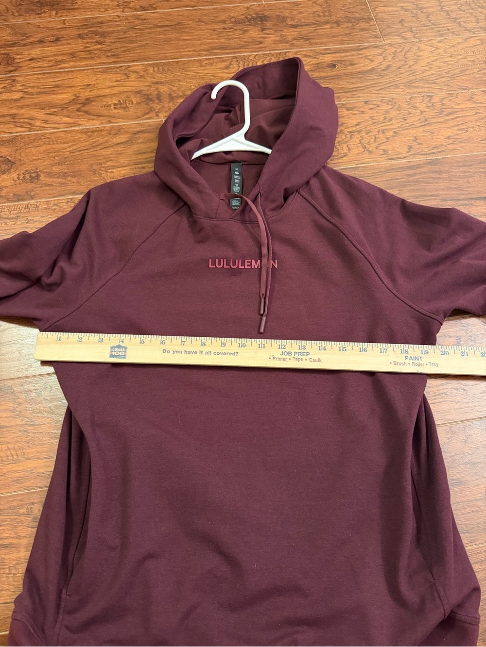 Lululemon Men’s City Sweat Pullover Hoodie in “Cassis” Size Medium VGUC - Picture 6 of 7